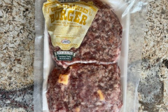 Venison cheese burger patties